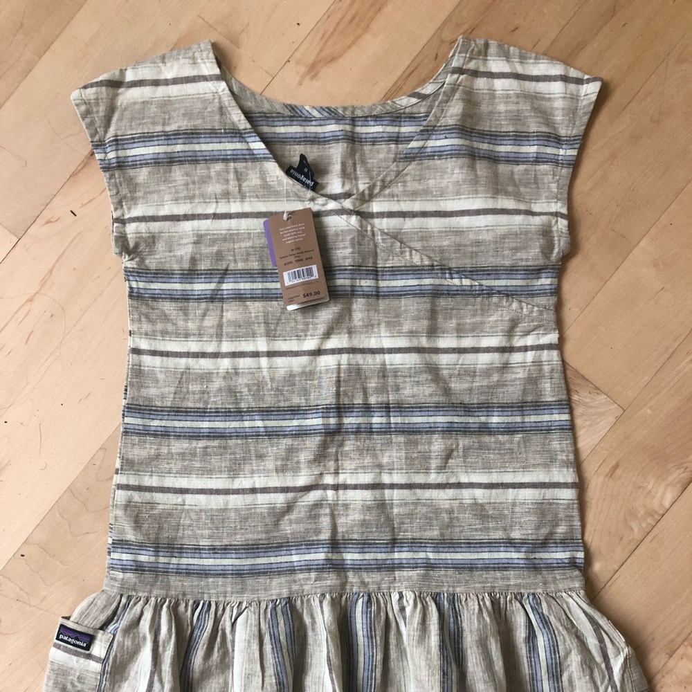 Patagonia medium (10) girls hemp dress